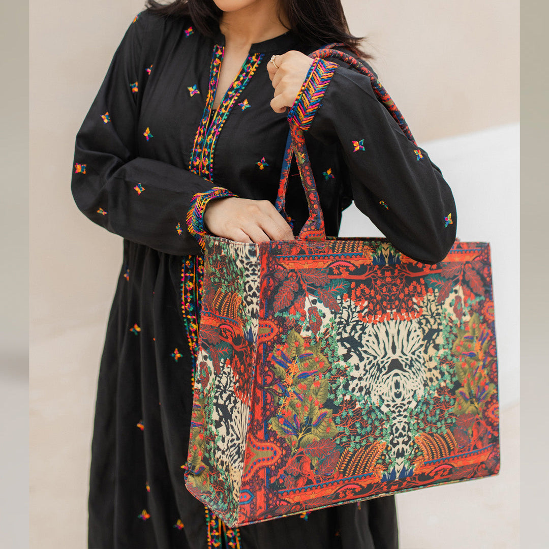 Printed Canvas Bag C-104