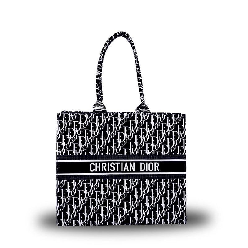 BLACK D D TOTE