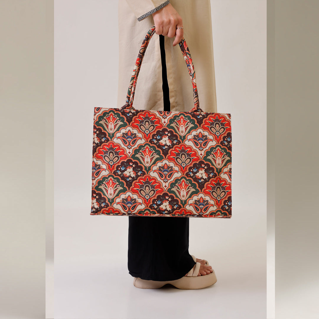 Printed Canvas Bag C-106