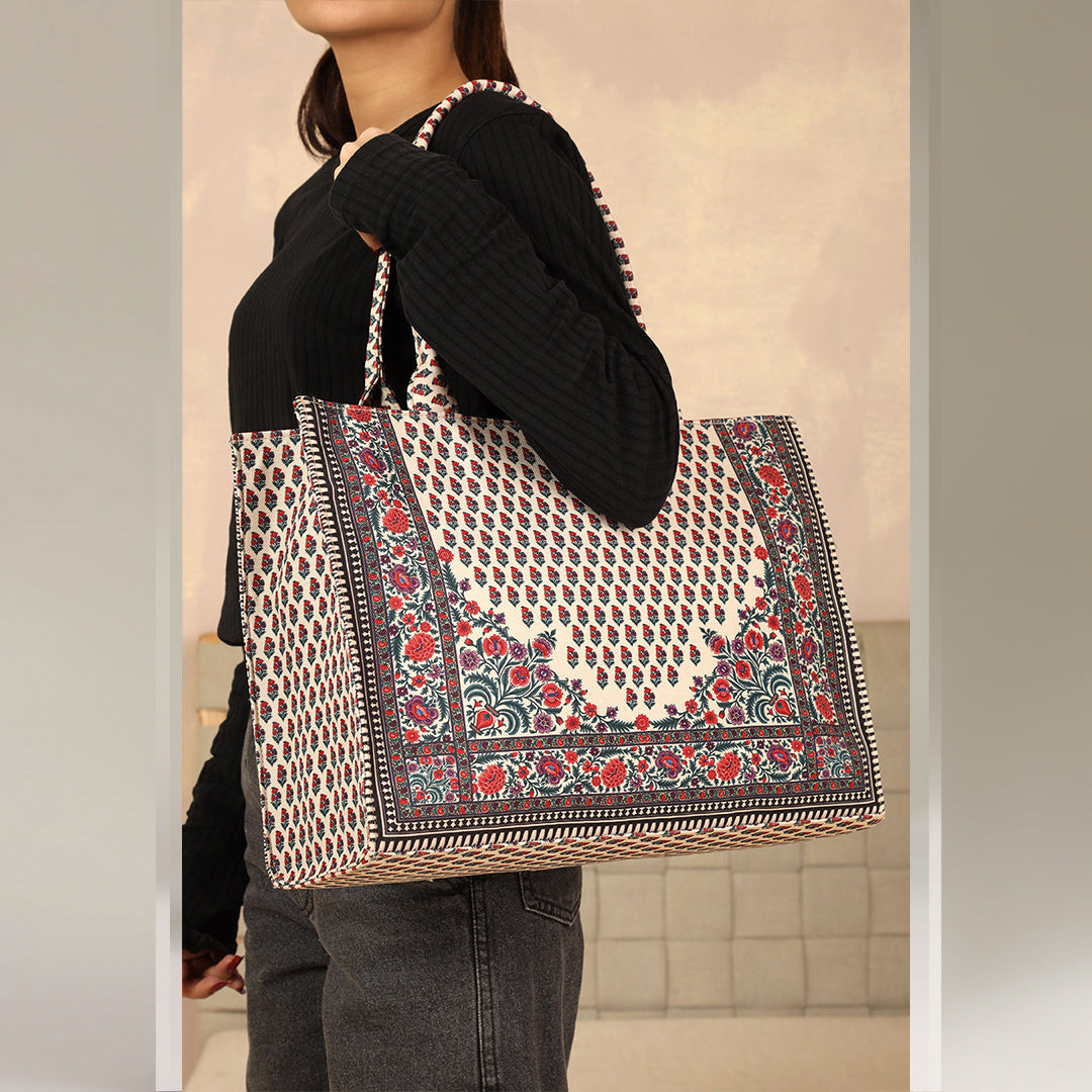 Printed Canvas Bag C-108