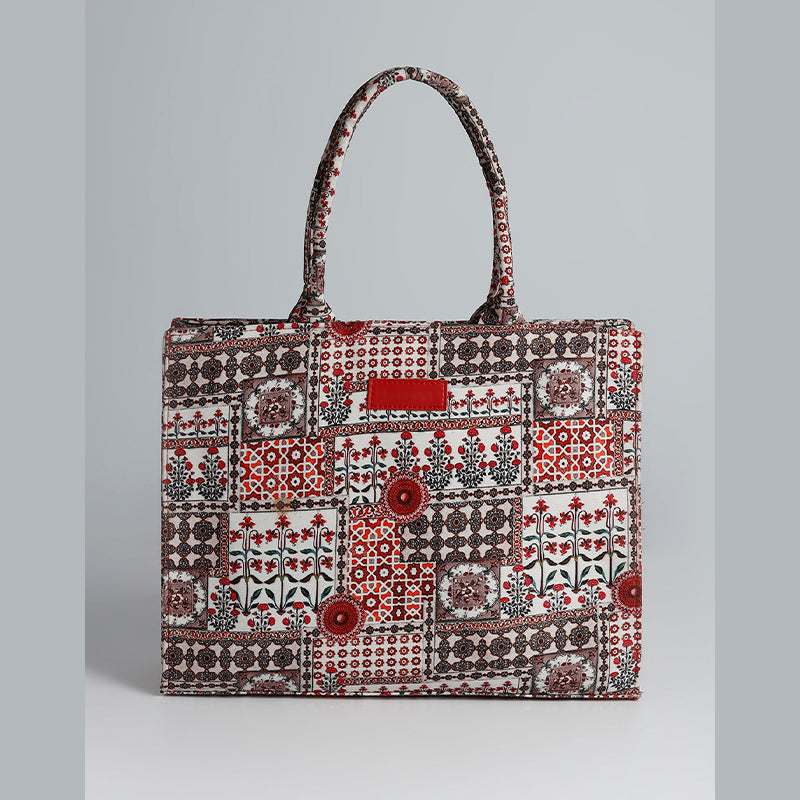 Printed Canvas Bag C-128