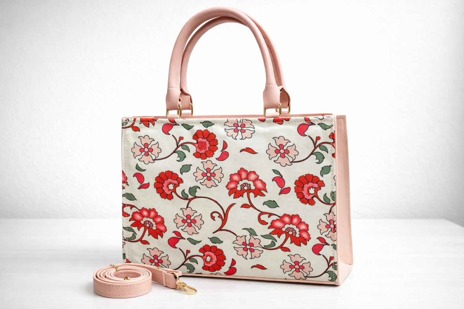 PRINTED CANVAS BAG N16