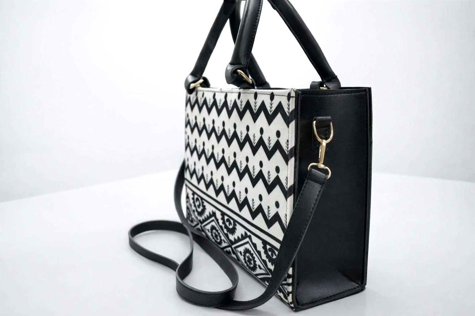 PRINTED CANVAS BAG N9