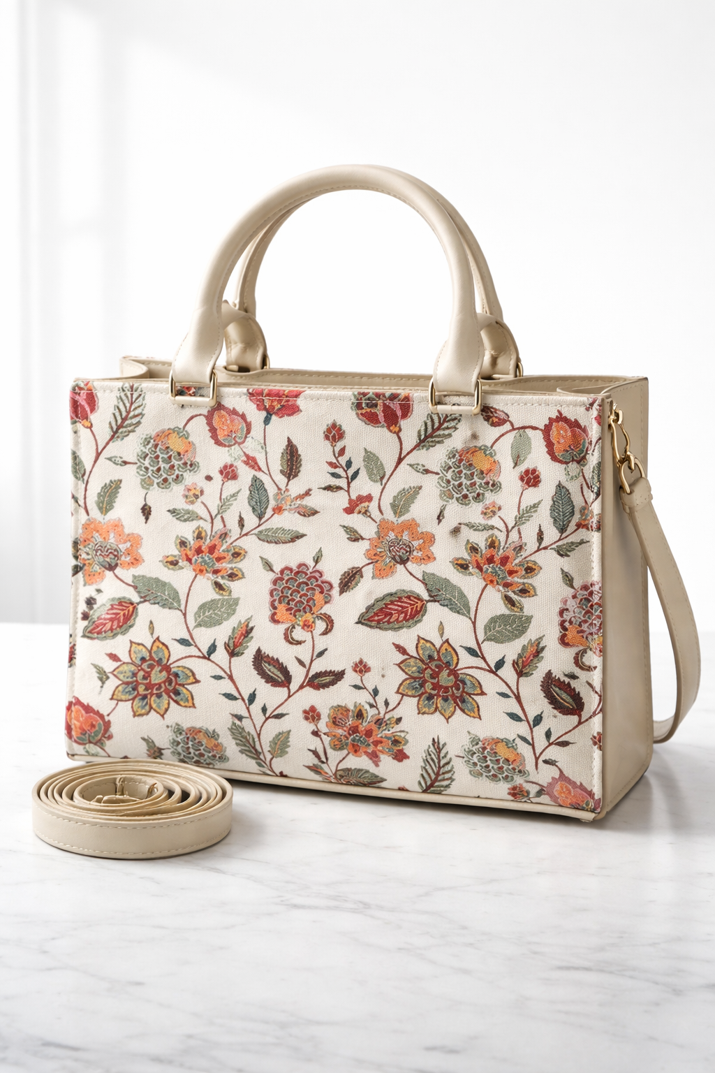 PRINTED CANVAS BAG N14