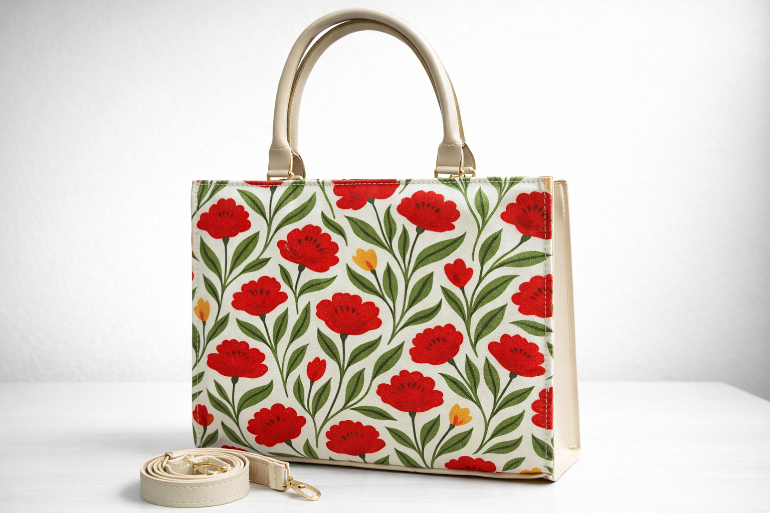 PRINTED CANVAS BAG N15