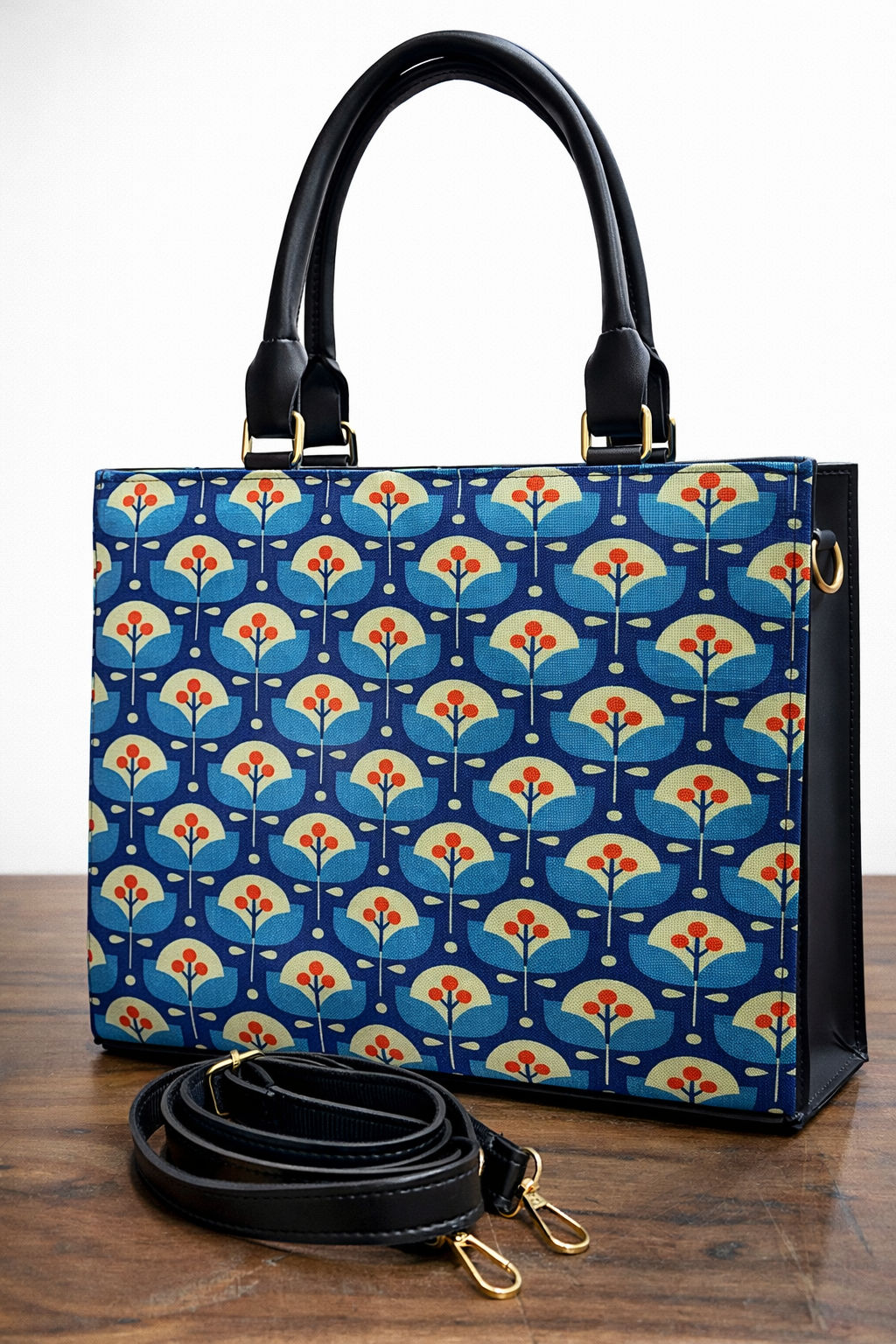 PRINTED CANVAS BAG N17