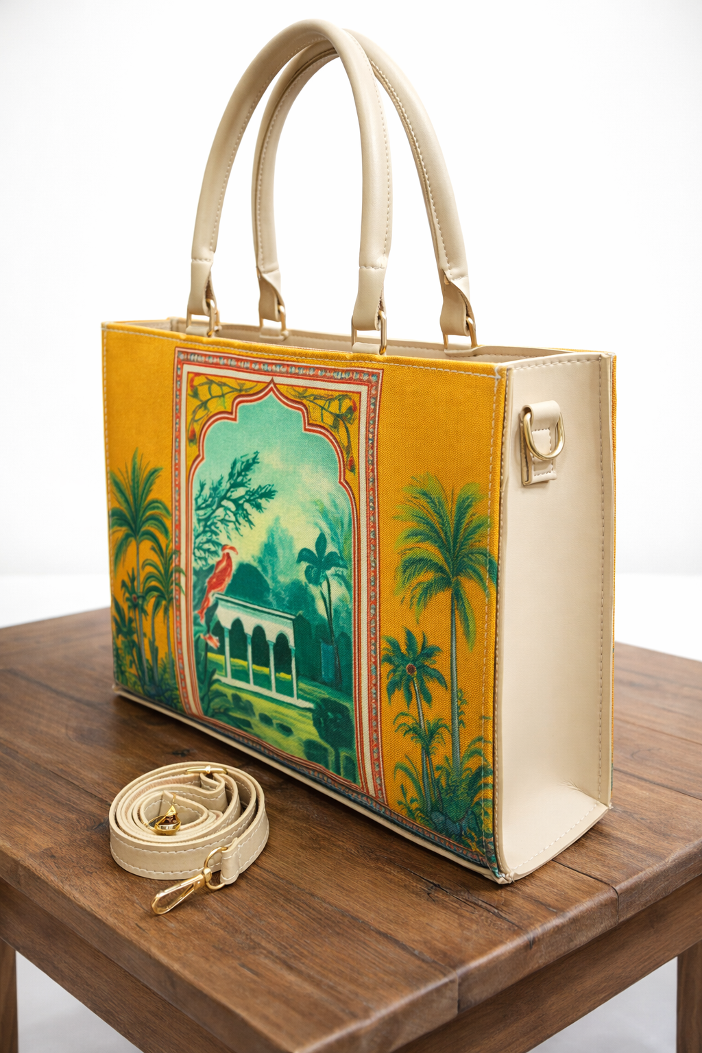 PRINTED CANVAS BAG N18