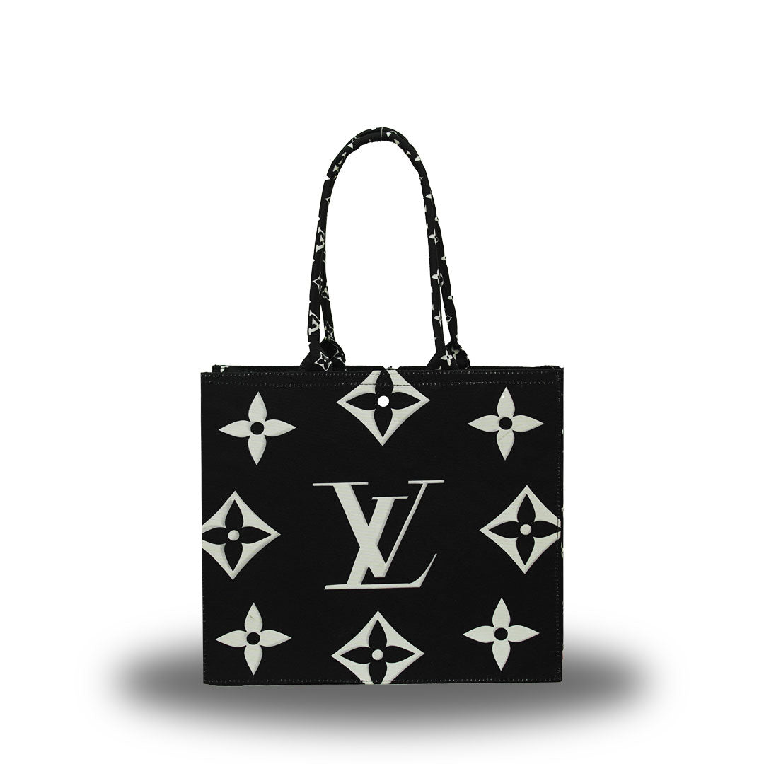 CANVAS PRINTED SHOULDER BAG LARGE CAPACITY