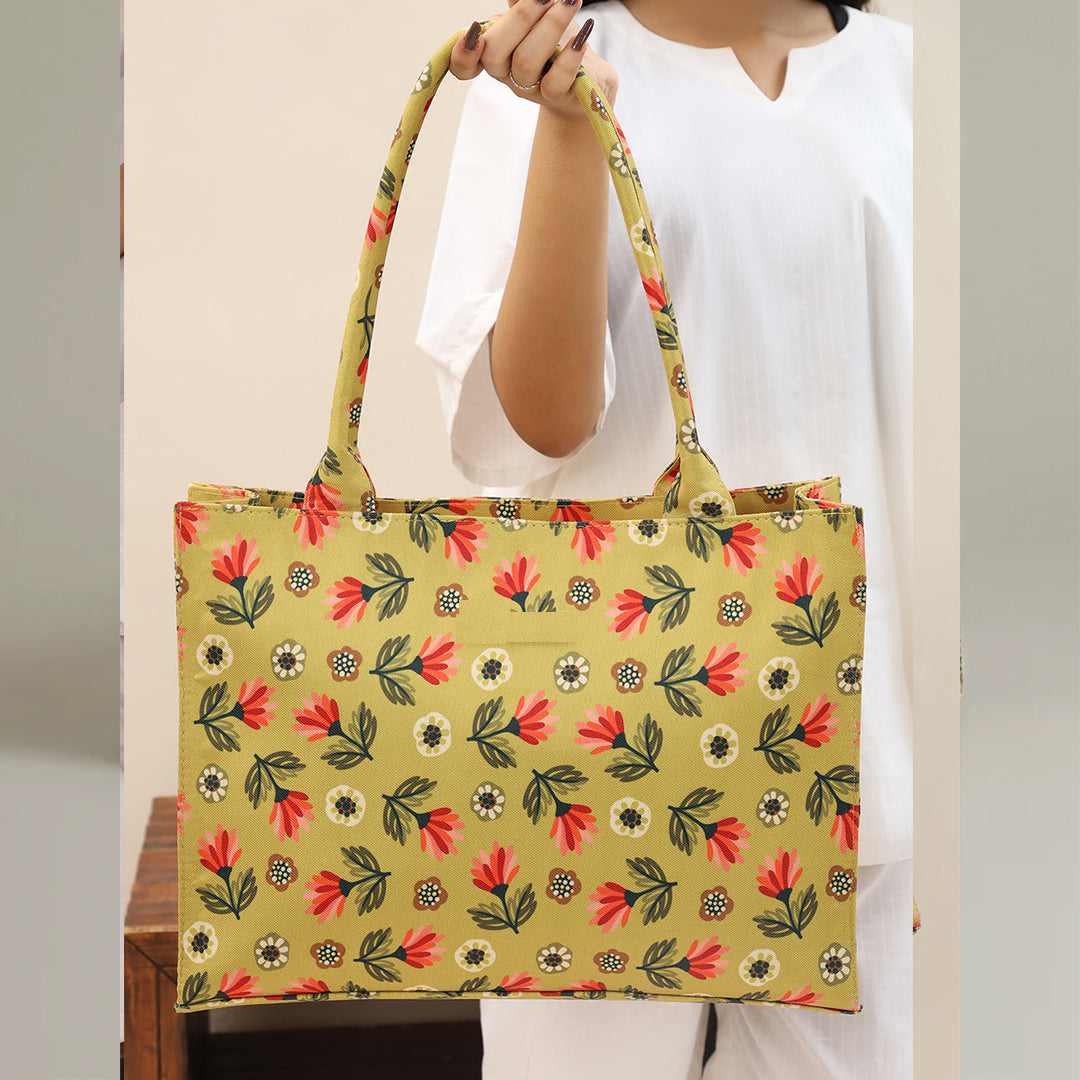 Printed Canvas  Bag C-105