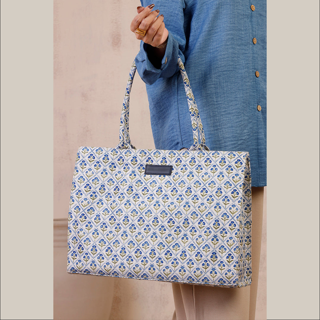 Printed Canvas  Bag C-117