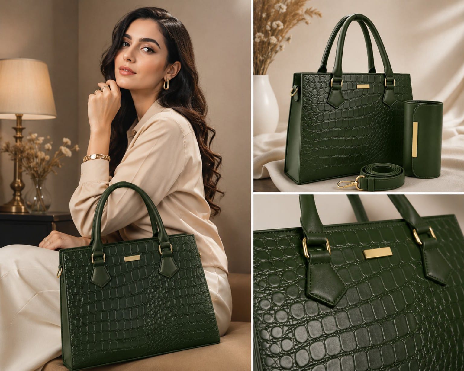 CROCO KRAFT BAG