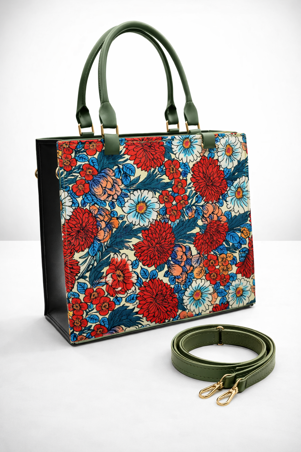 PRINTED CANVAS BAG N21