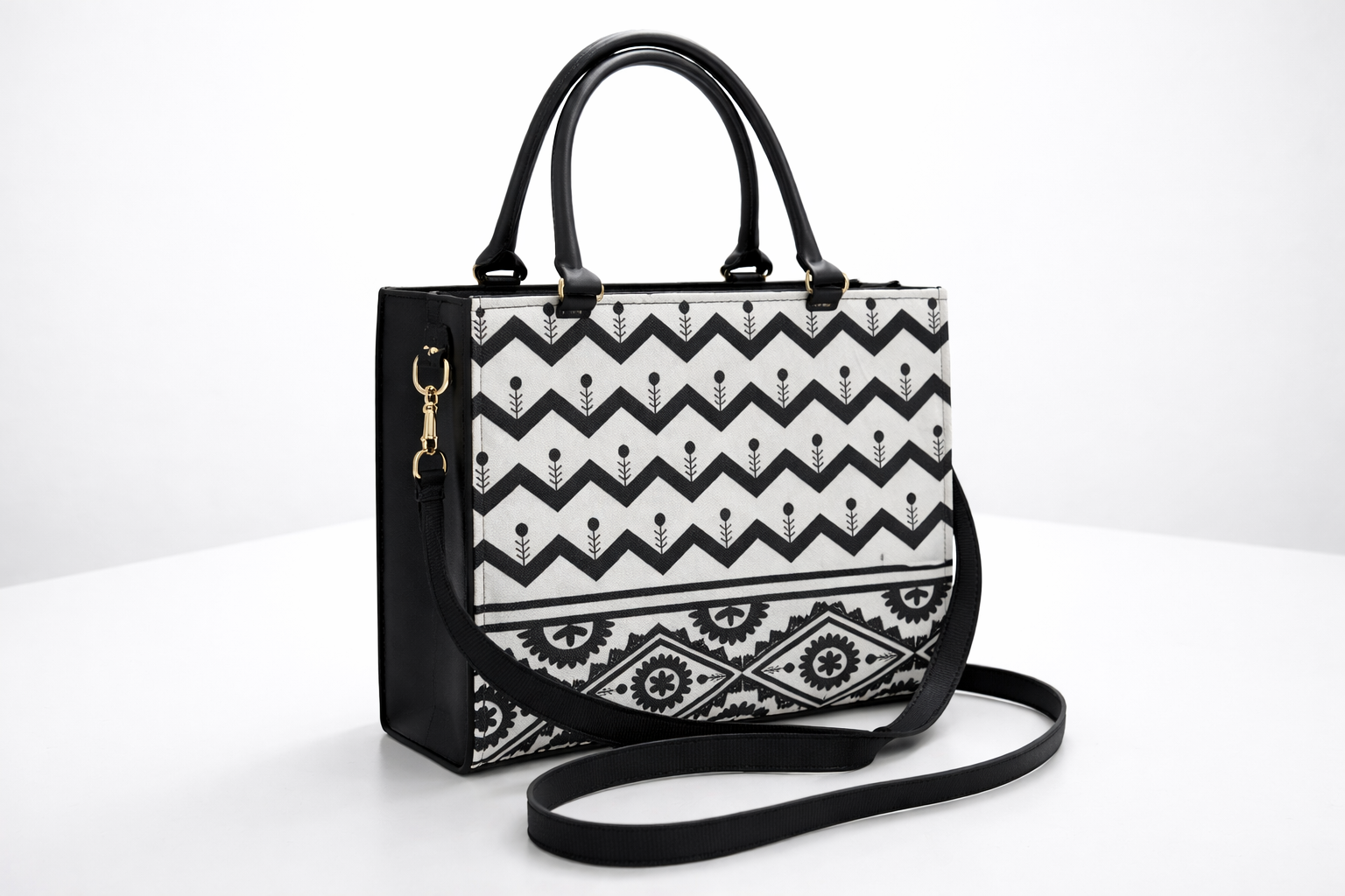 PRINTED CANVAS BAG N9