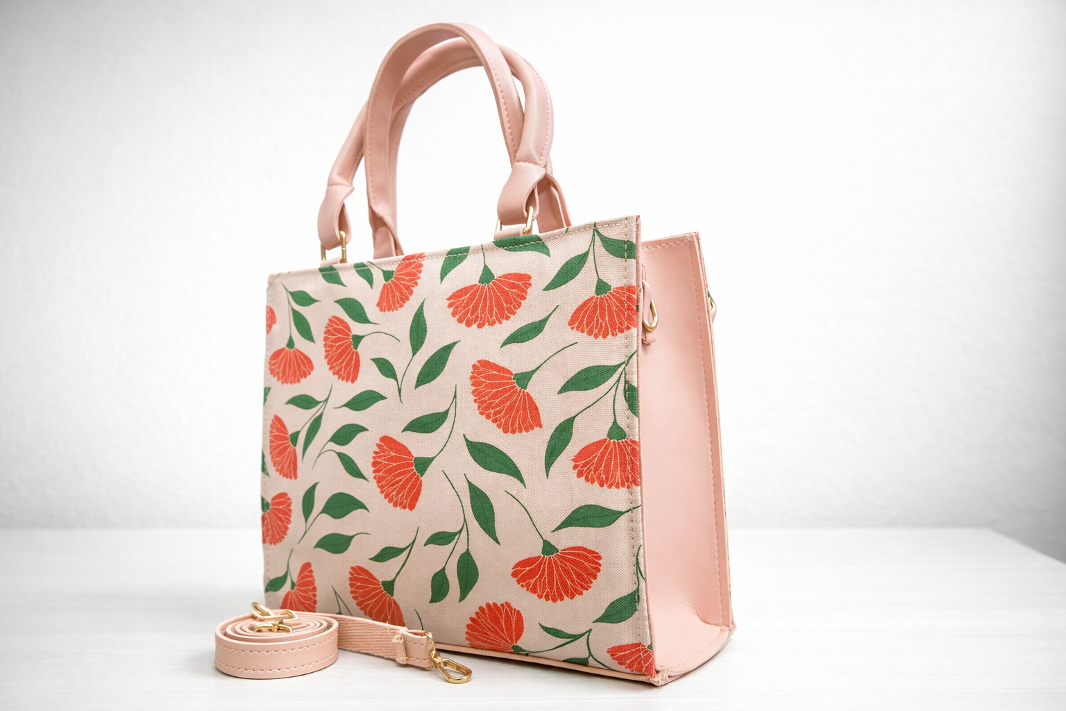 PRINTED CANVAS BAG N12