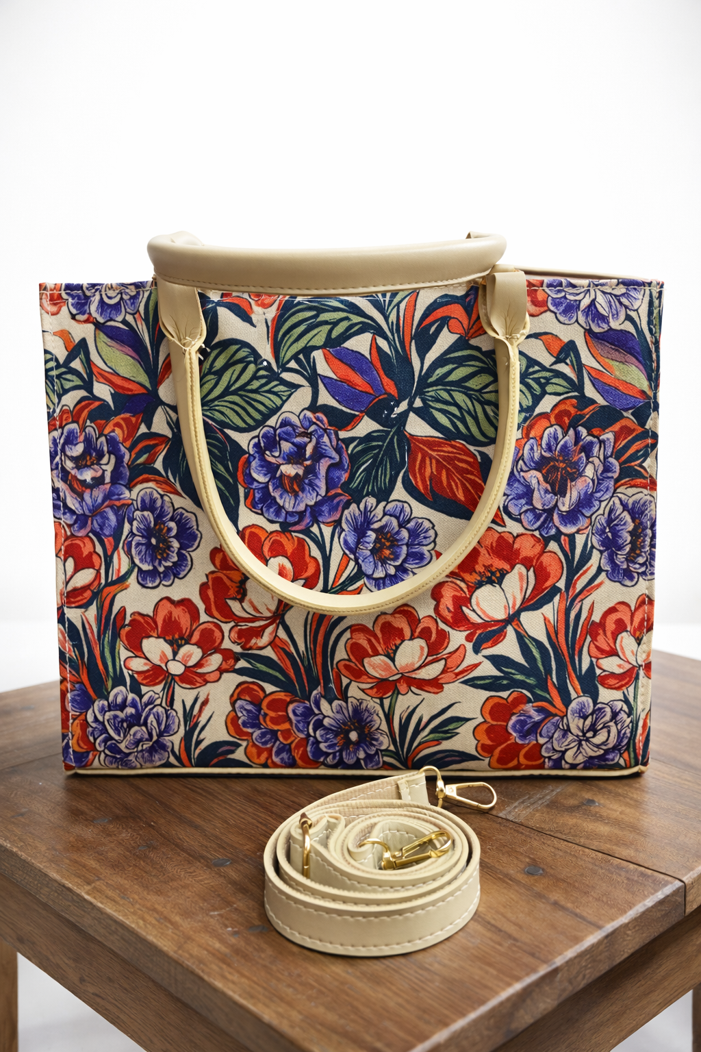 PRINTED CANVAS BAG N20