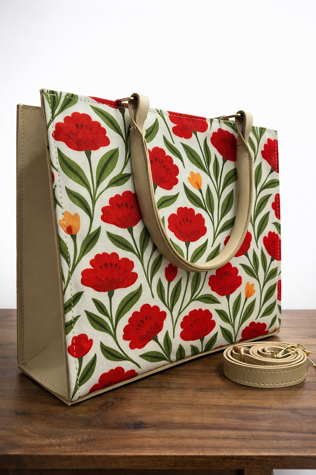 PRINTED CANVAS BAG N15